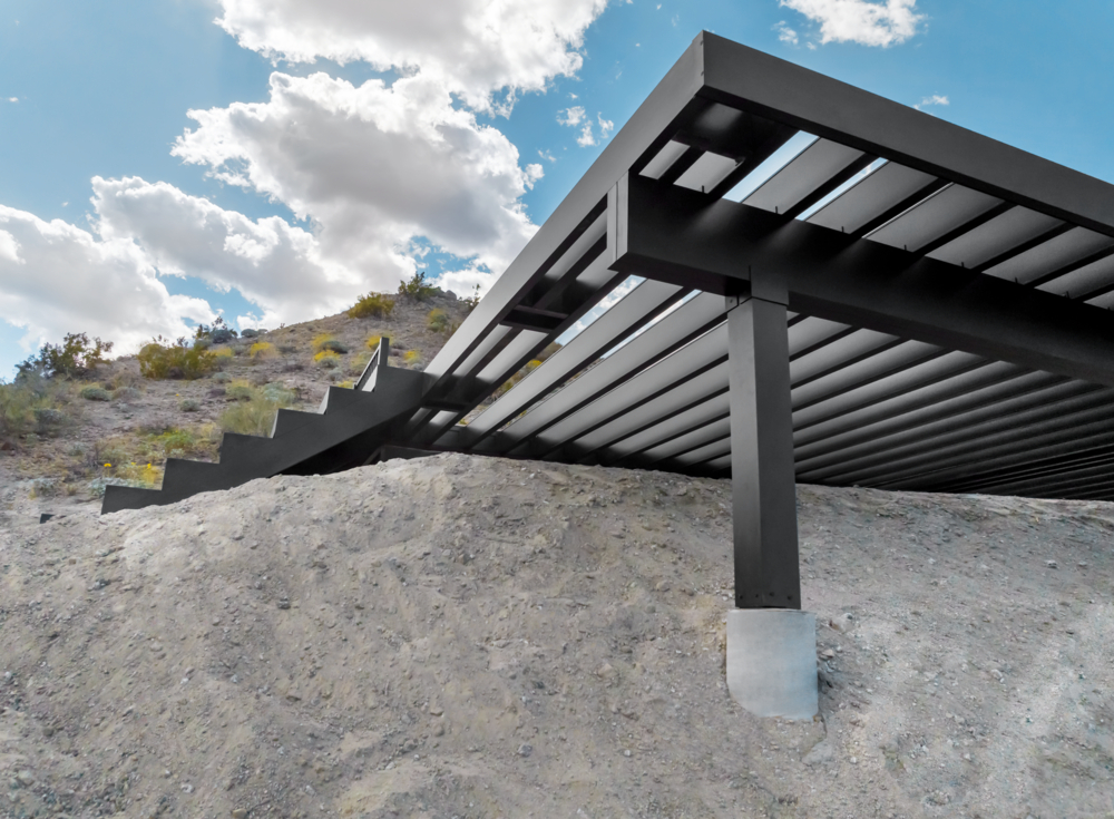 TimberTech aluminum framing system showcasing durability and sleek design for outdoor structures.