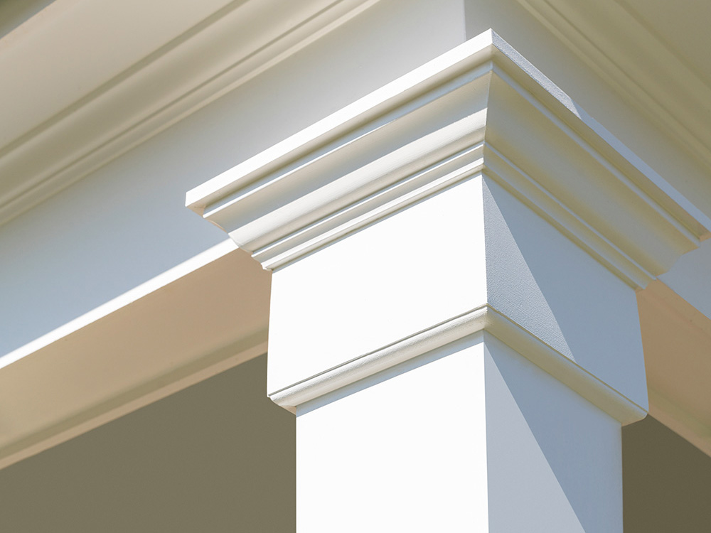 AZEK exterior moulding showcasing clean lines and durable, low-maintenance design.